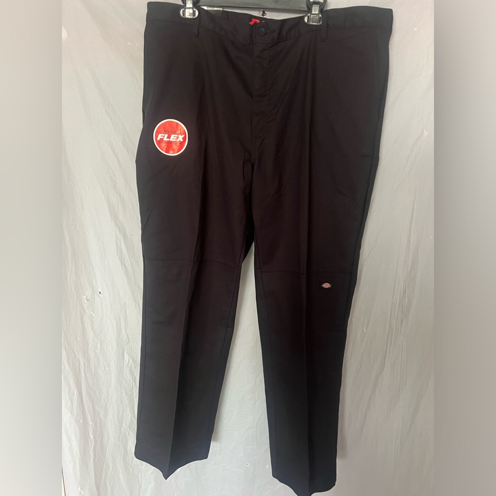 New Dickies black flex double knee pants size 40w x 30inseam relaxed fit